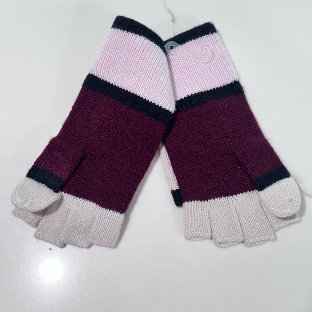 Kate Spade One Size Mondrian Pop Top Mittens  Winter Travel - Picture 6 of 9